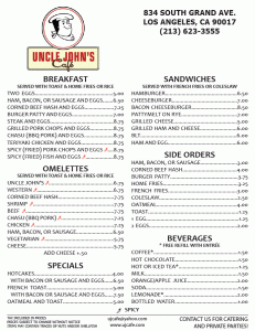 Original Menu